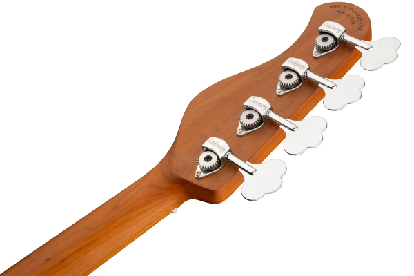 Sadowsky MetroExpress 21-Fret Vintage M/J Bass, Roasted Maple Fingerboard, 4-String - Solid Black High Polish